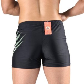 تصویر شلوارک مایو شنا اسپرت مشکی 