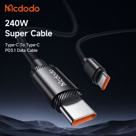 تصویر کابل USB-C مک دودو مدل CA-3681 طول 2 متر mcdodo CA-3681 2m USB-C cable