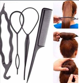 تصویر ابزار شینیون ۵ تکه 