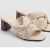 تصویر صندل چرمی گره‌دار | MANGO | 833125473 | اورجینال 