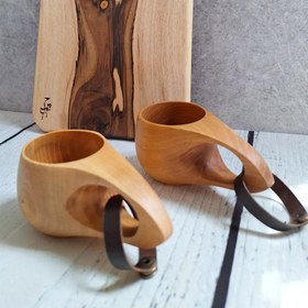 تصویر لیوان چوبی کوکسا 