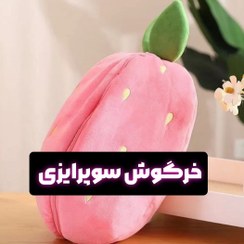 تصویر خرگوش های سوپرایزی در ۲ طرح هویج و توت فرنگی 