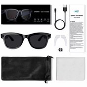 تصویر عینک هوشمند دوربین‌دار مدل M01 با قابلیت فیلمبرداری و تماس 