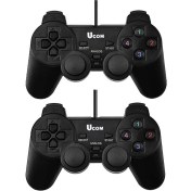 تصویر دسته بازی یوکام مدل UC-JS708S2 با سیم دو عددی 