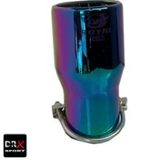 تصویر سر اگزوز سوتی پژو پارس مدل رویال هفت رنگ کد 202 Peugeot Pars Royal seven-color exhaust muffler code 202