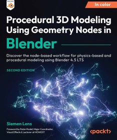 تصویر کتاب Procedural 3D Modeling Using Geometry Nodes in Blender 