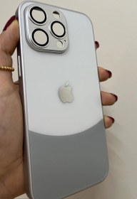 تصویر کاور قاب گارد گوشی مدل PC - سرمه اي طوسي / آيفون ١٥ پرومكس iphone pc case