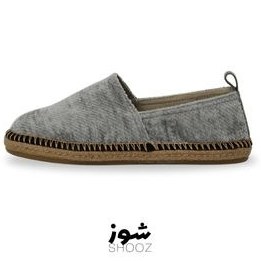 تصویر گیوه مردانه طوسی تیره سایز 44 