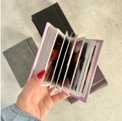 تصویر آلبوم عکس مینی چسبی مخملی ظرفیت ۲۰ عکس سایز ۱۰ در ۷ 