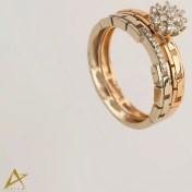 تصویر انگشتر طلا زنانه نامزدی کد A27 