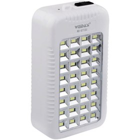 تصویر چراغ اضطراری شارژی خورشیدی Weidasi WD-871SU ا Weidasi WD-871SU Emergency light Weidasi WD-871SU Emergency light