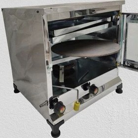 تصویر تنور گازی متوسط نیمه استیل 