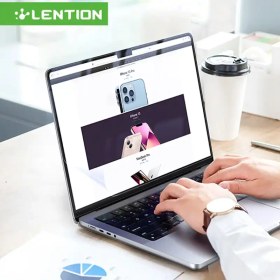 تصویر قاب مات مک بوک ایر 13.6 اینچ لنشن مدل PCC-MS-Pro13.6N Lention Matte Finish Case for MacBook Air 13.6-inch PCC-MS-Pro13.6N