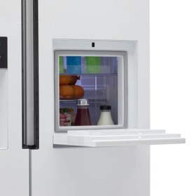 تصویر یخچال فریزر ساید بای ساید اسنوا مدل S1Di-S100 ظرفیت ۲۸ فوت با هوم بار و یخساز اتوماتیک 