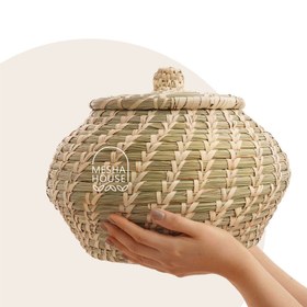 تصویر خمره حصیری برنج ۱۵ کیلویی 