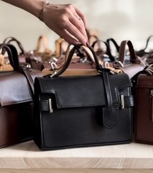 تصویر کیف چرم مصنوعی "صندوق" 