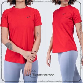 تصویر تیشرت آستین کوتاه نخ پنبه زنانه نایک (Nike) - (کد: 1609) 