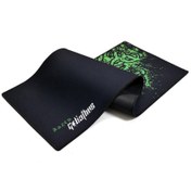 تصویر ماوس پد مخصوص بازی طرح ریزر سایز ۸۰×۳۰ Razer gaming Mousepad