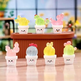 تصویر گلدان های کاکتوس 