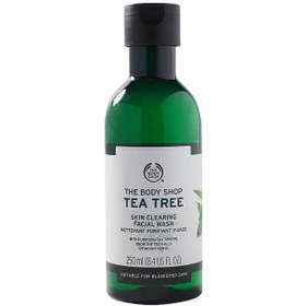 تصویر ژل شستشوی صورت تی تری بادی شاپ body shop tea tree face wash 