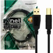 تصویر کابل پرینتر 3 متر knet ا printer cable knet 3m printer cable knet 3m