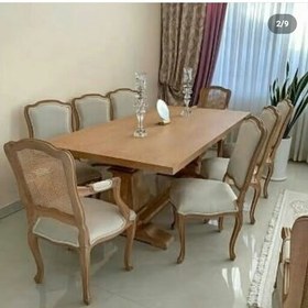 تصویر مبل کلاسیک فرانسوی حصیری ارسال با باربری پس کرایه 