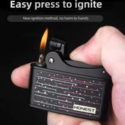 تصویر فندک بنزینی طرح دار Honest (طرح رانسون) اورجینال 