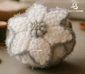 تصویر جاسوزنی بافتنی مدل ستاره 