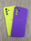 تصویر قاب سیلیکونی مناسب برای گوشی موبایل سامسونگ Galaxy A04s - بنفش Silicone case suitable for Samsung Galaxy A04s mobile phone