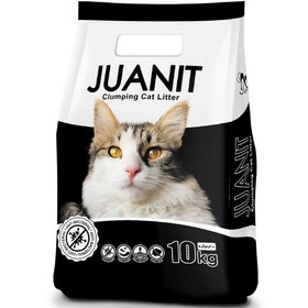 تصویر خاک گربه ژوانیت مدل کربن وزن ۷ کیلوگرم Juanit Cat Litter Carbon Model 7kg