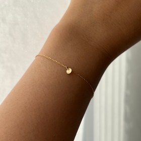 تصویر دستبند طلا ظریف 