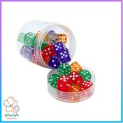 تصویر تاس ۱۶ میل ایرانی (قوطی ۴۰ عددی) 