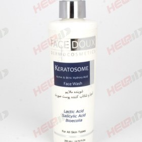 تصویر شوینده غیرصابونی کراتوزوم فیس دوکس ا Keratosome Skin Face Wash Face Doux Keratosome Skin Face Wash Face Doux
