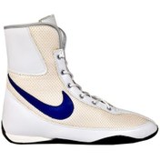 تصویر کفش بوکس نایکی تمام بندی سفید 