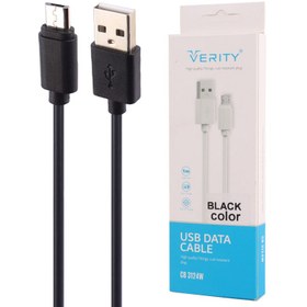 تصویر کابل تبدیل USB به MicroUSB وریتی مدل CB3124A طول 1 متر Verity CB3124A MicroUSB to USB 1m