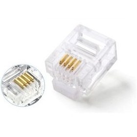 خرید و قیمت سوکت تلفن RJ11 بسته 50 عددی | ترب