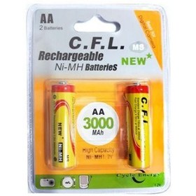 تصویر باتری قلمی AA شارژی CFL 3000 