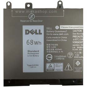 تصویر باتری اورجینال لپ تاپ دل Dell Latitude 5480 5 Dell Latitude 5480 5490 5580 5590 GJKNX Original Battery