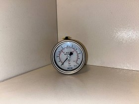 تصویر گیج صفحه 6 سانتی 400 بار تمام استیل pressure gauge