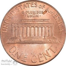 تصویر سکه 1 سنت 2002D لینکلن - MS63 - آمریکا "USA 1 cent 2002D lincoln coin - MS63"