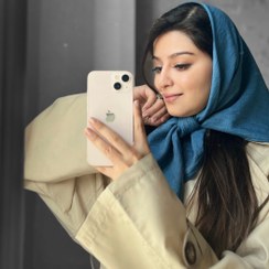 تصویر مینی اسکارف آبی جین 