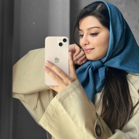 تصویر مینی اسکارف آبی جین 