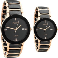 تصویر ست ساعت مچی رادو بند سرامیکی موتور ژاپن 