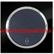 تصویر کلید و پریز دلند مدل آوا پلاس با زه نقره ای 