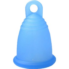 تصویر کاپ قاعدگی ملونا مدل کلاسیک حلقه ای سایز Medium - آبی ا Meluna Menstrual Cup Medium Size Blue Meluna Menstrual Cup Medium Size Blue