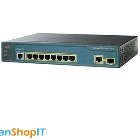 تصویر سوئیچ 8 پورت سیسکو مدل WS-C3560-8PC-S CISCO WS-C3560-8PC-S 8 Port Switch