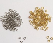 تصویر وایرگارد طلایی و نقره ای استیل - نقره ای 