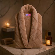 تصویر حوله تن پوش طرح لوزی بزرگسال 