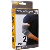 تصویر آرنج بند کشی کد 6012 پین مد 2 عدد - سایز: بزرگ(L) Pin Med 2Elbow Support Code 6012