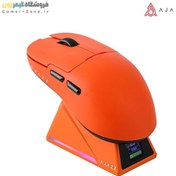 تصویر موس گیمینگ بی سیم حرفه ای ایجز به همراه داک شارژ مدل Ajazz AJ159 APEX 8K Wireless Gaming Mouse + Charging Dock 